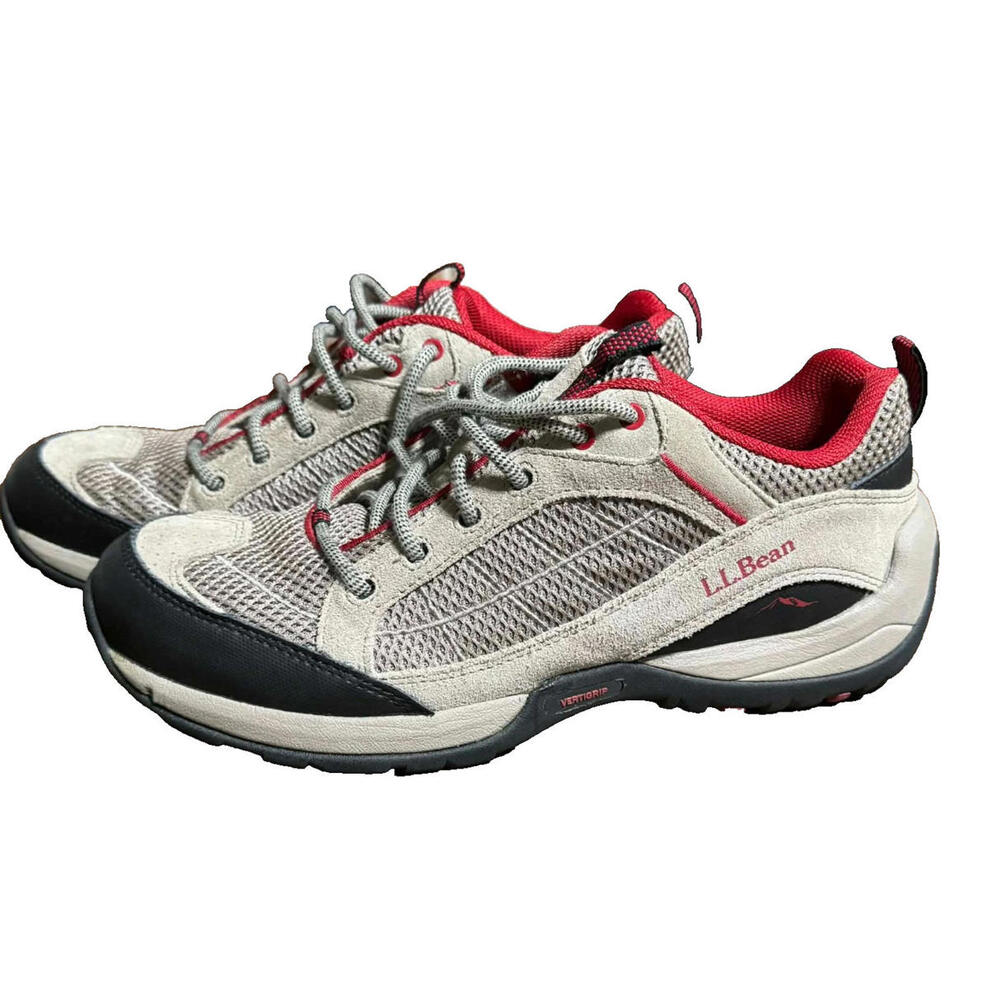 L.L. Bean Shoes Mens Size 12M Gray Suede Vertigrip Trail Hiking Walking